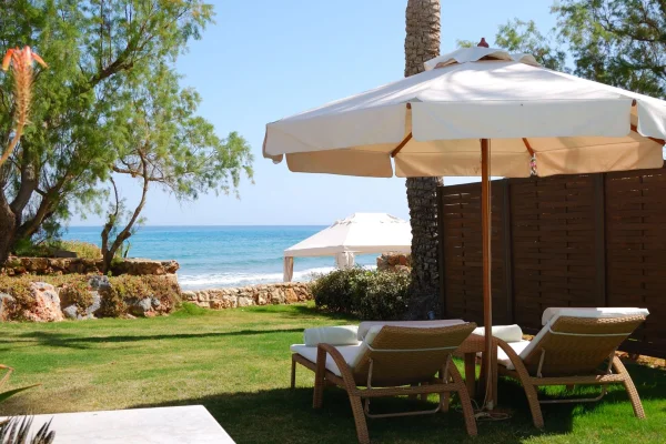 Beachfront villas Crete