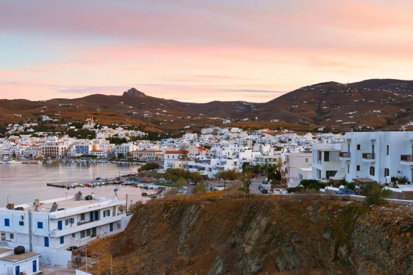 Beachfront villa in Tinos Greece