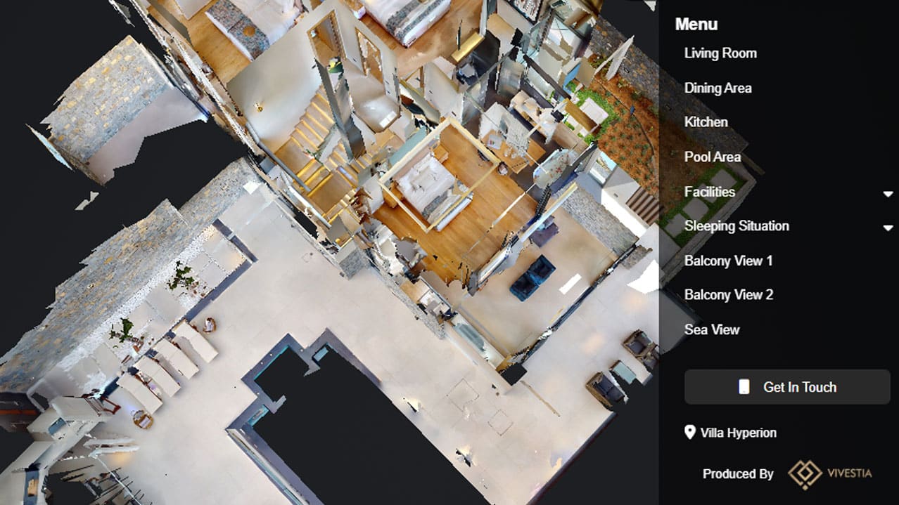 3D tour providers for villas