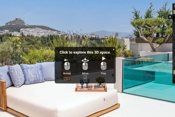 360 εικονική περιήγηση σε ξενοδοχεία