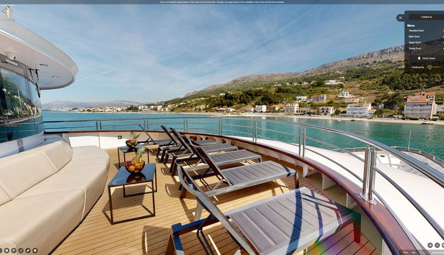 3d tour for yacht-vivestia | risk-free villas, hotels and cruises in vr