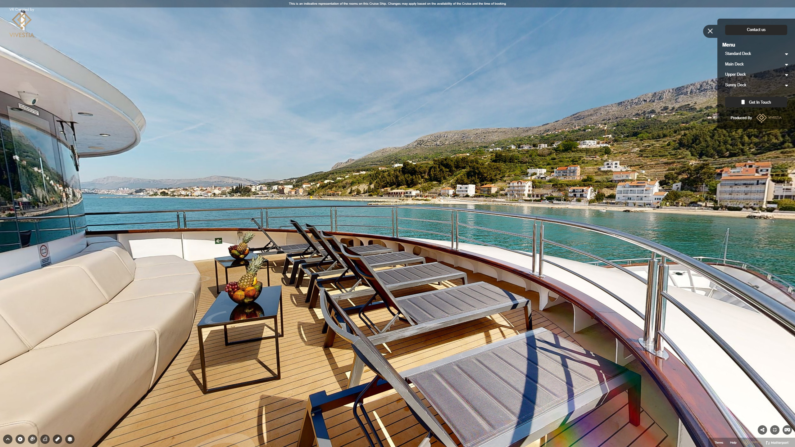 3D Tour for Yacht-Vivestia | Risk-Free Villas, Hotels and Cruises in VR