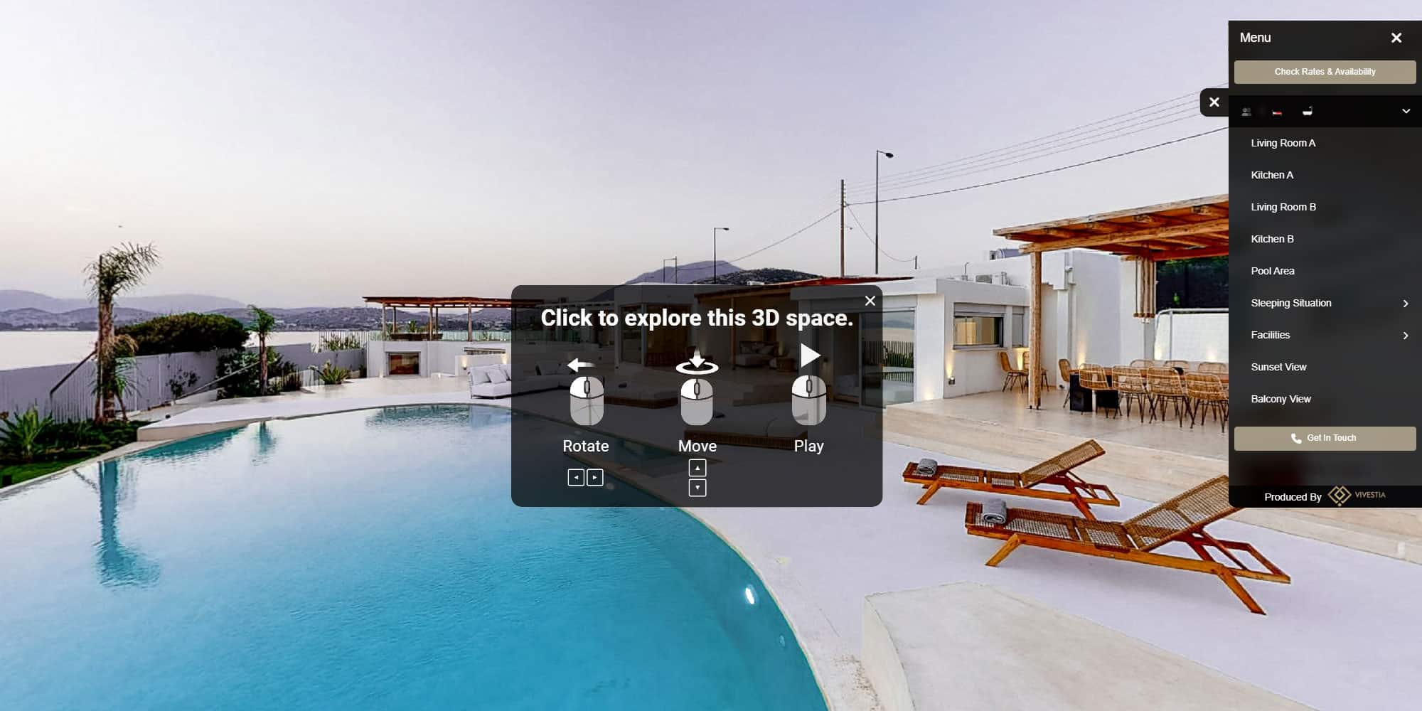 Προβολή βίλας με εικονική περιήγηση: Τι προσφέρει;-Vivestia | Risk-Free Villas, Hotels and Cruises in VR