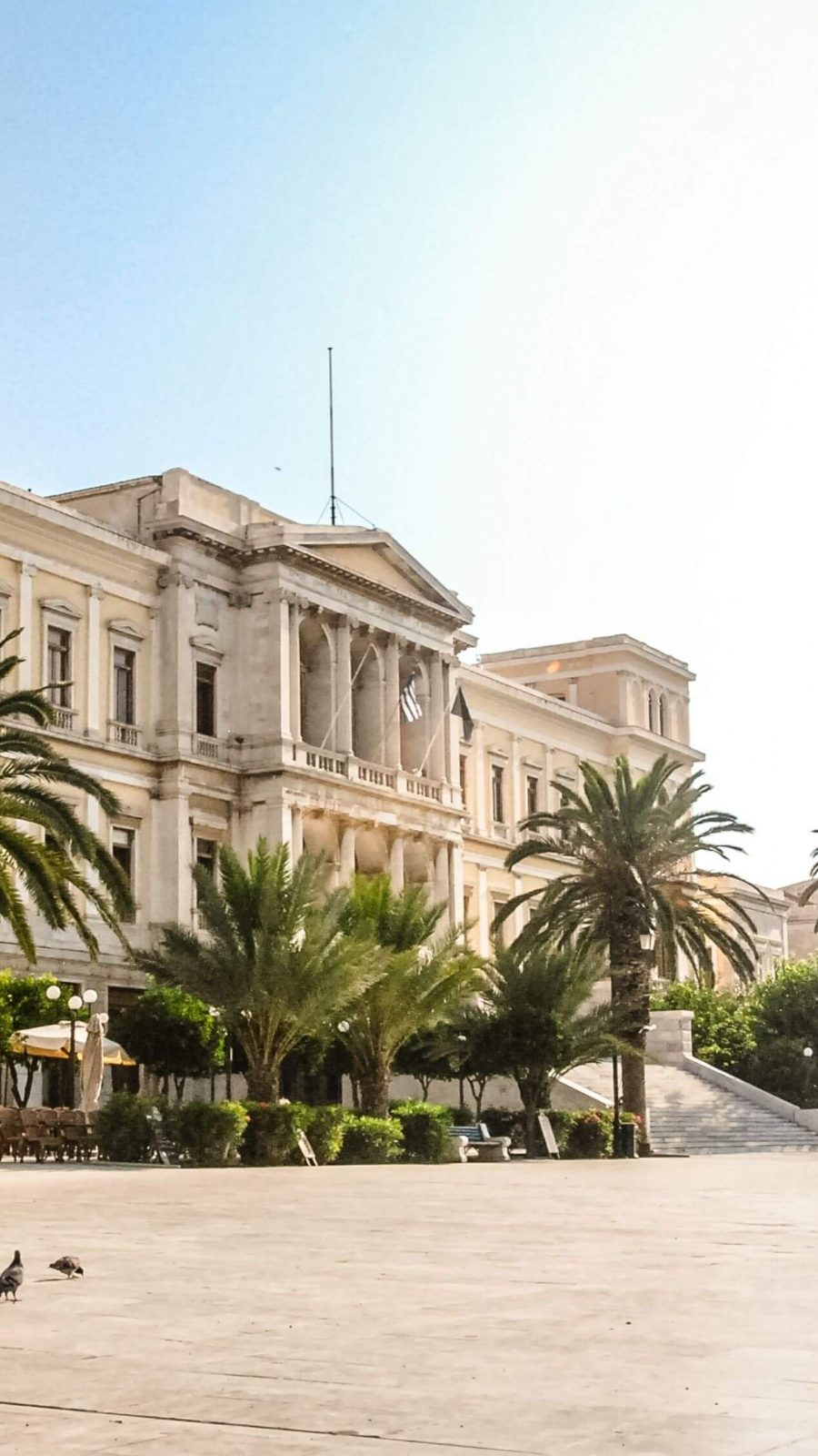 Luxury Holidays in Syros. Ermoupoli Townhall
